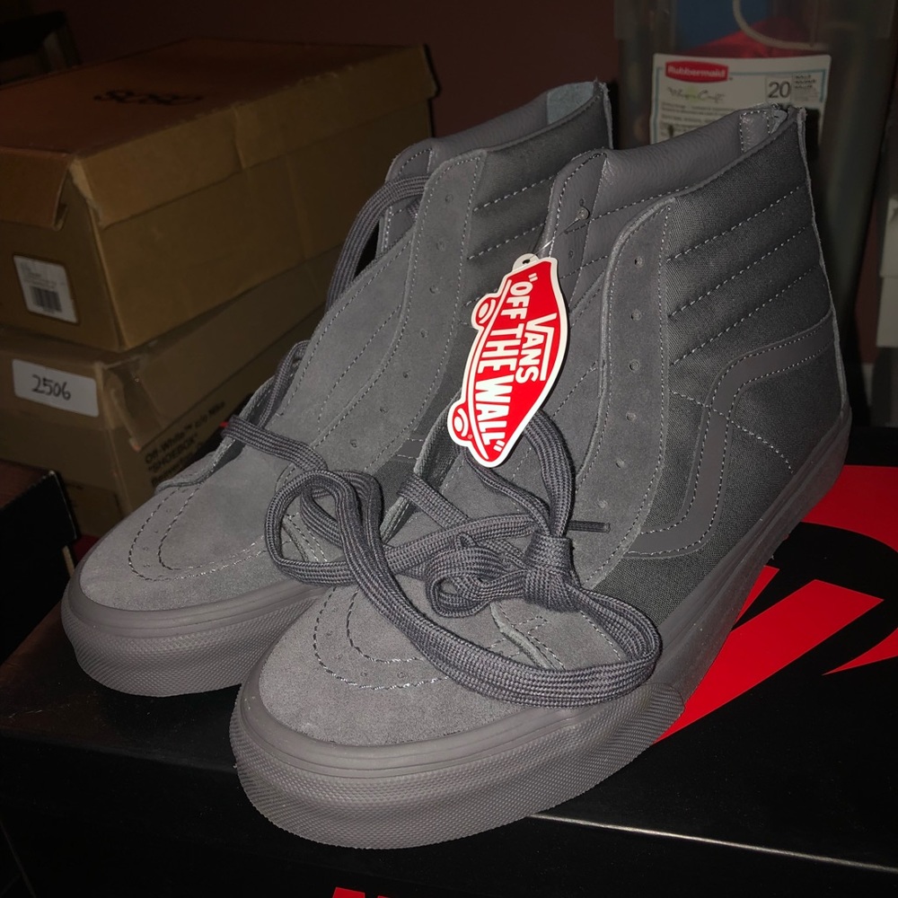 Vans Sk8 hi men’s size 11 grey
